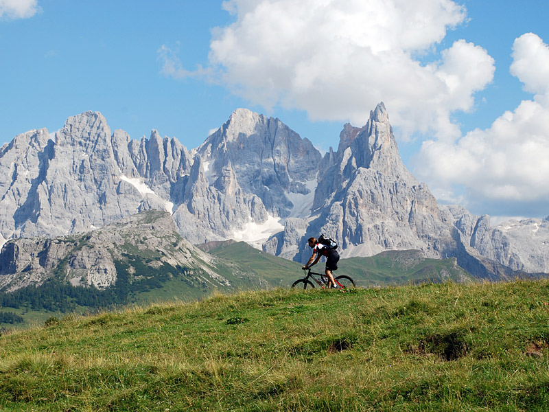 Biker a Malga Bocche