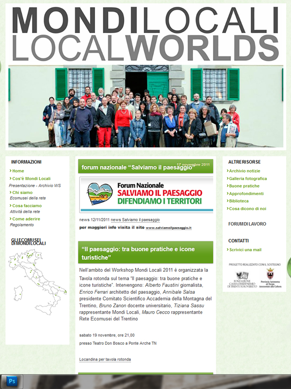 il sito di Mondi Locali