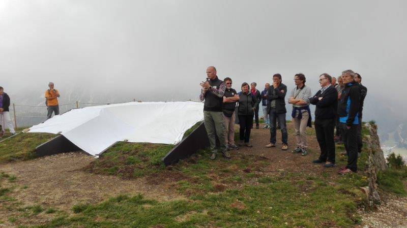 Inaugurazione del Balcone sulle Dolomiti al Panzer