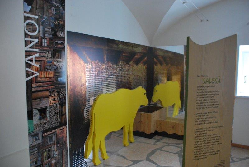 La sala dedicata alla Valle del Vanoi